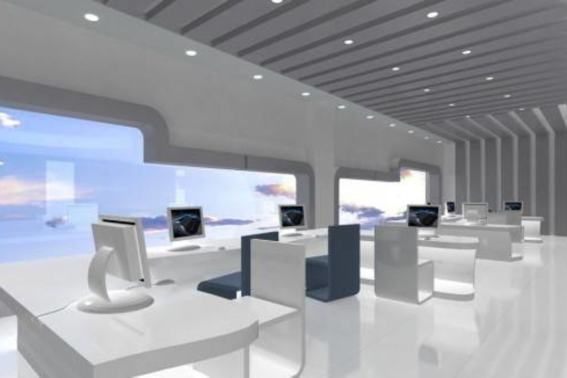 Látványtér – Virtuális 3D irodaház